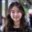 用户留学生阿晴头像，年轻女性，在日本留学中